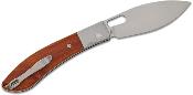 J1959WD Couteau CJRB Sasaya Wood Lame Acier AR-RPM9 Sécurité Button Lock IKBS - Livraison Gratuite
