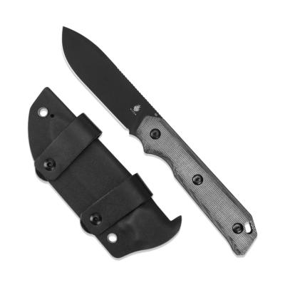 KI1045C1 Kizer Begleiter Fix – Couteau Fixe Outdoor | Lame Acier D2 | Manche Micarta Noir | Étui Kydex - Livraison Gratuite