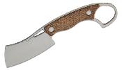 KI1065A4 Couteau Kizer Little Rhino - Lame Cleaver Acier AEB-L - Manche Burlap Micarta Etui Kydex - Livraison Gratuite
