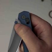 KI34582CDA1 Couteau Kizer Begleiter 2.9 | Lame Acier S35VN Matte DLC | Manche Aluminum Bleu | Livraison Gratuite