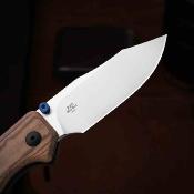 KIV3011BCA1 Couteau Kizer Nice Guy | Lame Acier AEB-L Satin | Manche Micarta Brown Norplex | Livraison Gratuite