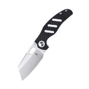 KIV3488C7 Couteau Kizer Mini Sheepdog C01C Black/White Lame Acier 154CM IKBS - Livraison Gratuite