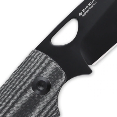 KIV3507N4 Couteau Kizer Vagnino Zipslip Black Lame Acier CPM 4V - Livraison Gratuite
