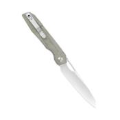 KIV4545C1 Couteau Kizer Genie Green Lame Acier 154CM Reverse Tanto IKBS - Livraison Gratuite