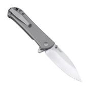 KIV4609C1 Couteau Kizer Coniferous V Lame Acier 154CM Manche Titane/Micarta IKBS - Livraison Gratuite