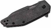 KS2065X Couteau Kershaw Gravel | Lame Reverse Tanto Acier 8Cr13MoV | Frame Lock & Manche Acier Black - Livraison Gratuite