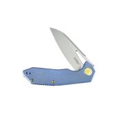 KUB291U Couteau KUBEY Vagrant Blue Lame Acier M390 Sandblast IKBS - Livraison Gratuite