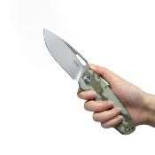 KUB322K Kubey Tityus Camo G10 Handle Bead Blasted D2 Blade IKBS Linerlock Clip - Livraison Gratuite