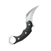 KUB448A Couteau Kubey Velociraptor Lame Pikal Karambit Acier 14C28N Manche G10 Noir Housse Kydex - Livraison Gratuite