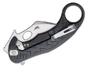 LSTLE1ABS Karambit LionSteel L.E.One Black Lame Acier CPM-MagnaCut Stonewashed Italy - Livraison Gratuite