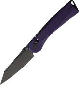 MK0042PLBW Couteau Pliant Rapax Slick Lame Acier VG-10 Manche Plaquettes en G10 Violet Crossbar Lock - Livraison Gratuite