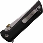 NMB2406B Couteau North Mountain Blade Chop Lame Acier San Mai TANTO Manche G10 Black Pivot Sur ROulements - Livraison Gratuite