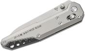 NOCMT2703 NOC Knives Dark Feather - Couteau Pliant Lame Acier M390 Sheepsfoot Manche Titane Verrouillage Crossbar Lock - Livraison Gratuite 
