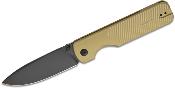 OKNDURONOG Couteau Oknife Duron Lame Drop Point Acier Nitro-V Manche Aluminium Super Vert Olive Sécurité Frame Lock - Livraison Gratuite