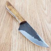 PA4453 Couteau Bark Skinner | Lame Acier Forgé 1045 | Manche Bois | Housse Cuir | Livraison Gratuite