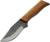 PA4456 Couteau Forged Pitchwood Wide Lame Skinner Acier Carbone 1045 Etui Cuir - Livraison Gratuite