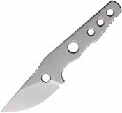 PFE13W Couteau Petrified Fish Bison | Lame Drop Point Acier 14C28N Stonewash | Manche Acier Squelette Housse kydex - Livraison Gratuite 