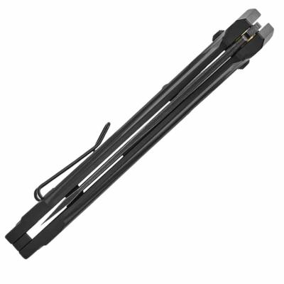 PFKP15DADW Petrified Fish Frigate | Couteau Lame Reverse Tanto Acier CPM-S35VN Black | Manche Black Alu Crossbar Lock - Livraison Gratuite