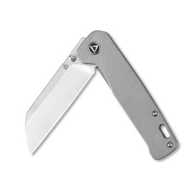 QS130Q Couteau QSP Knife Penguin Titane Gray Lame 154CM IKBS - Livraison Gratuite