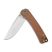 QS139A Couteau QSP Osprey Brown Lame Acier 14C28N IKBS - Livraison Gratuite