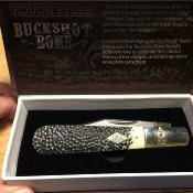 RR2318 Canif Rough Ryder Granddad Barlow Buckshot Bone Lame Acier 440 - Livraison Gratuite