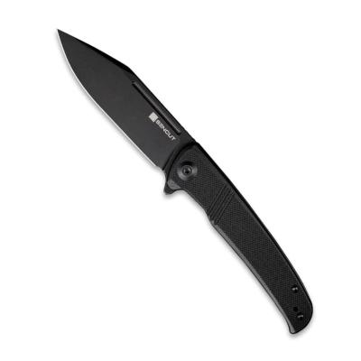 SA12A Couteau SENCUT Brazoria Black Lame Acier D2 Blackwash IKBS - Livraison Gratuite