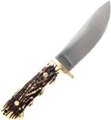 SCH1116408 Couteau de Chasse Schrade Uncle Henry Lame Acier 7Cr17MoV Etui Cuir - Livraison Gratuite
