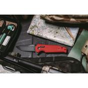 SOG12570857 — Couteau SOG Vision LTE XR Lock Red Lame Acier CTS-XHP Tanto Noire Manche G10 Rouge Thumb Stud Livraison Gratuite
