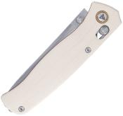 SRM255LGT2 Couteau SRM 255L-GT Ivory Lame Drop Point Acier 10Cr15CoMoV Sécurité Ambi-Lock - Livraison Gratuite