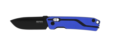 SRM7228L Couteau SRM Knives 7228 Blue Ambi Lock Lame D2 - Livraison Gratuite