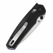 T2109V4 Couteau Tenable Raven Pliant Drop Point Acier 14C28N Manche G10 Noir Sécurité Cross Bar Lock - Livraison Gratuite  
