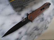 Lot de 3 TF2003BN Couteau Tac-Force Folder | Lame Drop Point Acier Inox | Manche Bronze Aluminum Linerlock - Livraison Gratuite