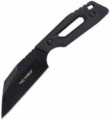 TFFIX123BK Lot de 3 Tac-Force Neck | Couteau Fixe Compact Lame Wharncliffe 3Cr13MoV | Manche G10 Noir | Étui Nylon - Livraison Gratuite