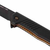 TKTF1GBKBKEO EOTECH x Tekto F1 Alpha – Couteau pliant Liner Lock Lame Acier D2 Black Titanium Manche Black G10 - Livraison Gratuite