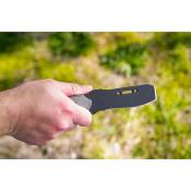 TPMPK01 Couteau Fixe TOPS Mini Pry Knife Lame Acier 5160 Manche Micarta Noir Housse Nylon USA - Livraison Gratuite
