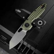 VOSA1918 Vosteed Ankylo – Couteau lame Acier Elmax Reverse Tanto Manche aluminium Olive Drab Vanchor Lock - Livraison Gratuite