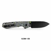 VOSA2934 Couteau de poche Vosteed Raccoon Lame Acier 14C28N Manche G10 Doodle Monster - Livraison Gratuite
