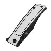 B2108A1 Couteau Bison Tenable Knives | Lame Acier Nitro-V Black Drop Point | Manche Blk/White G10 | Liner Lock | Livraison Gratuite