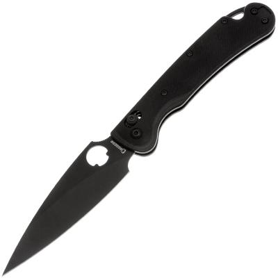 DGRFM022SBKB — Couteau Daggerr Sting Slim Lame Acier VG-10 PVD Noir Manche G10 Noir Crossbar Lock Livraison Gratuite