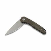 EKC441SGN Couteau EIKONIC Dromas Flipper OD Green Lame Acier D2  Manche Olive Canvas Micarta Linerlock | Livraison Gratuite