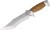 RR2317 Poignard Rough Ryder Brown G-10 Bowie Lame Acier 440 Etui Nylon - Livraison Gratuite